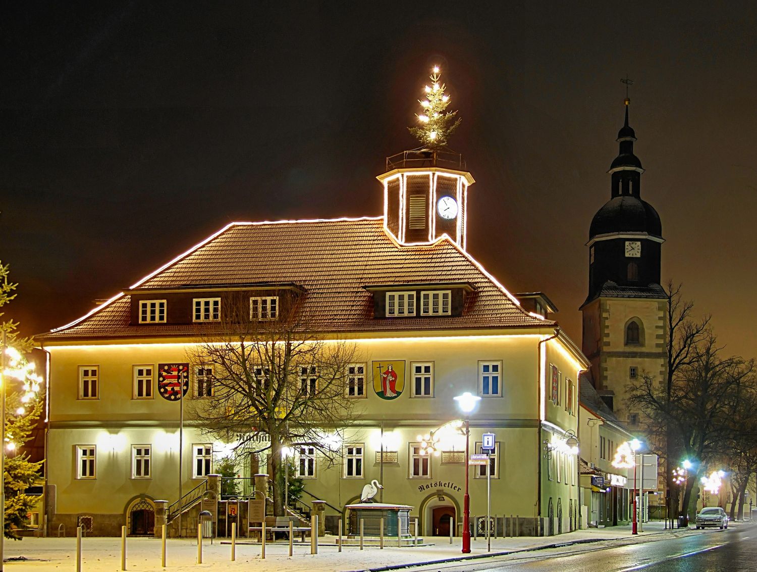Rathaus im Advent